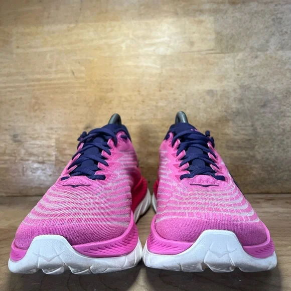 Hoka One One Mach 5 Womens Size 9 Running Shoes Sneakers Raspberry Strawberry - Picture 2 of 12
